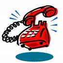 Ringing telephone graphic